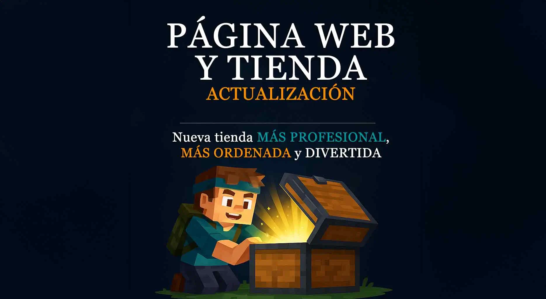 Nueva página web y tienda