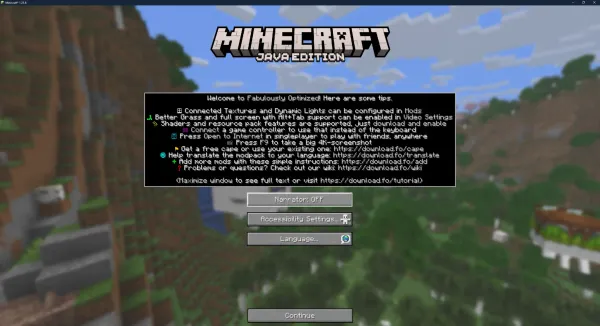 Optimizar Minecraft con CurseForge y el modpack Fabulously Optimized